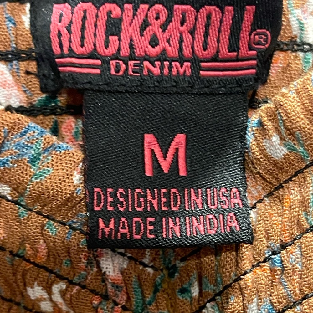 Rock&Roll Denim Floral‎ Dress. Excellent Condition, Smoke Free Home#352 - Picture 5 of 5
